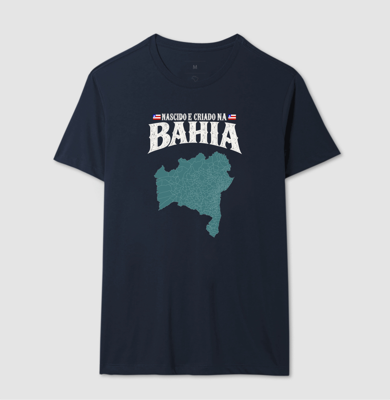 Camiseta Nascido e Criado na Bahia  - Imagem 4