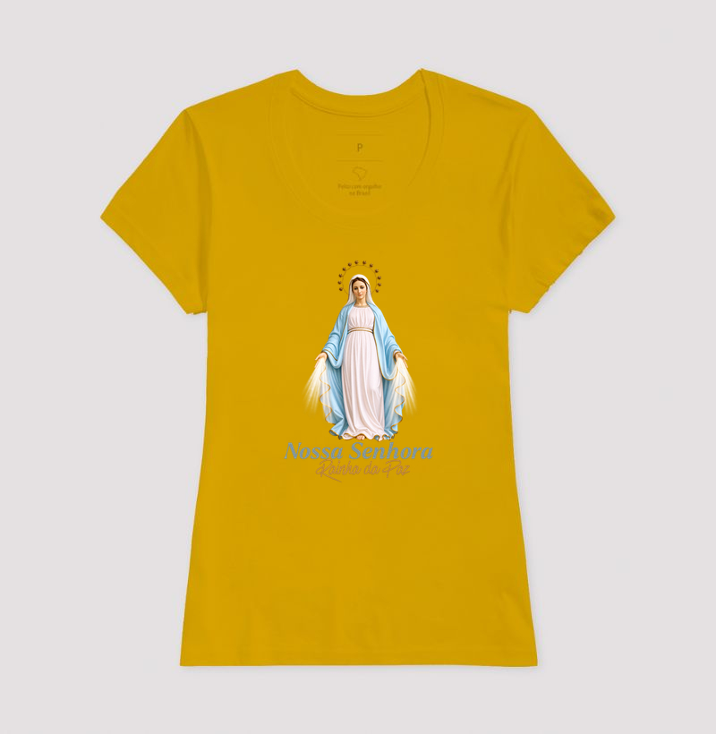 Camiseta Católica Nossa Senhora Rainha da Paz - Imagem 13