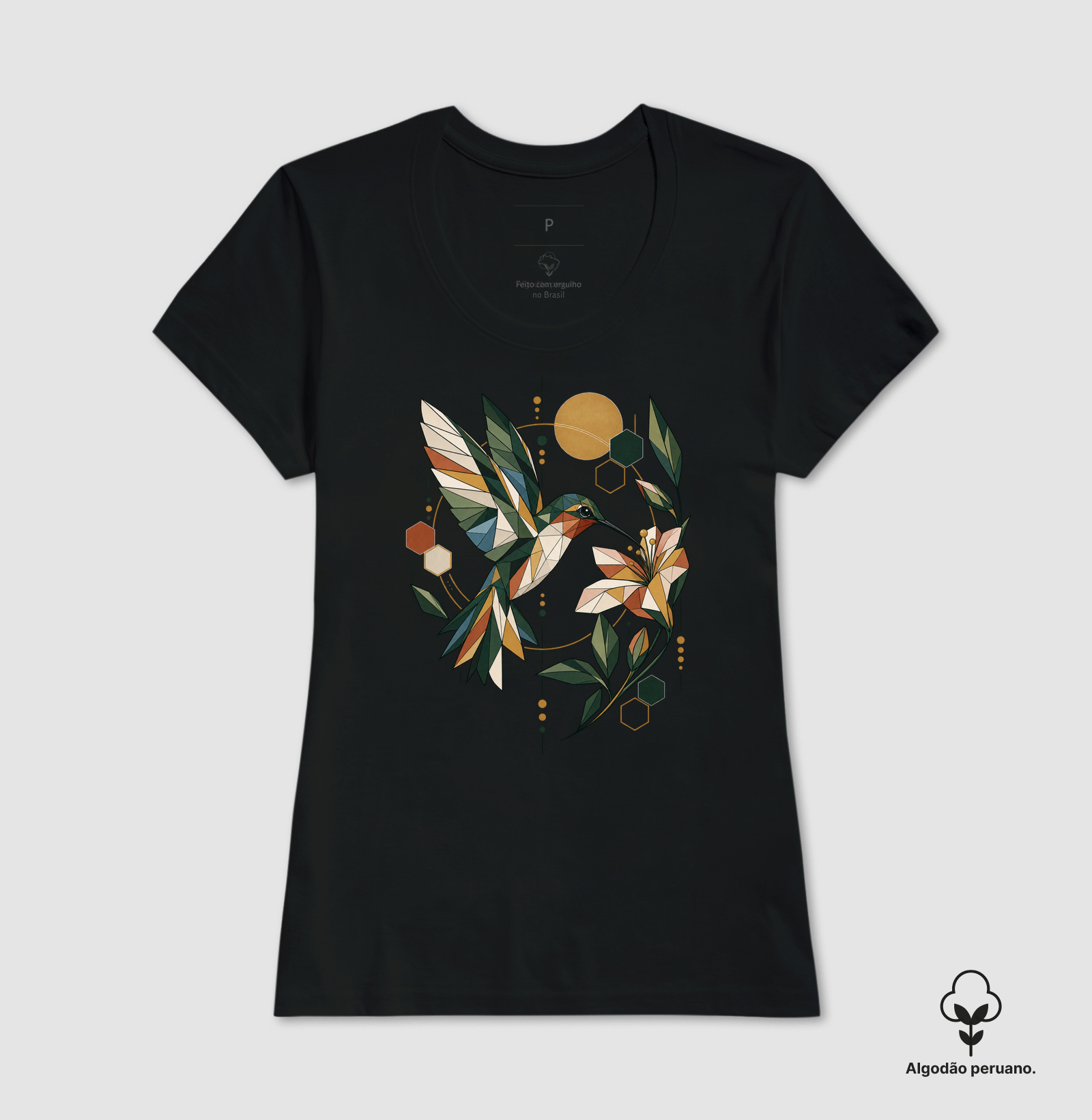 Camiseta Algodão Peruano - Beija-Flor - Imagem 4