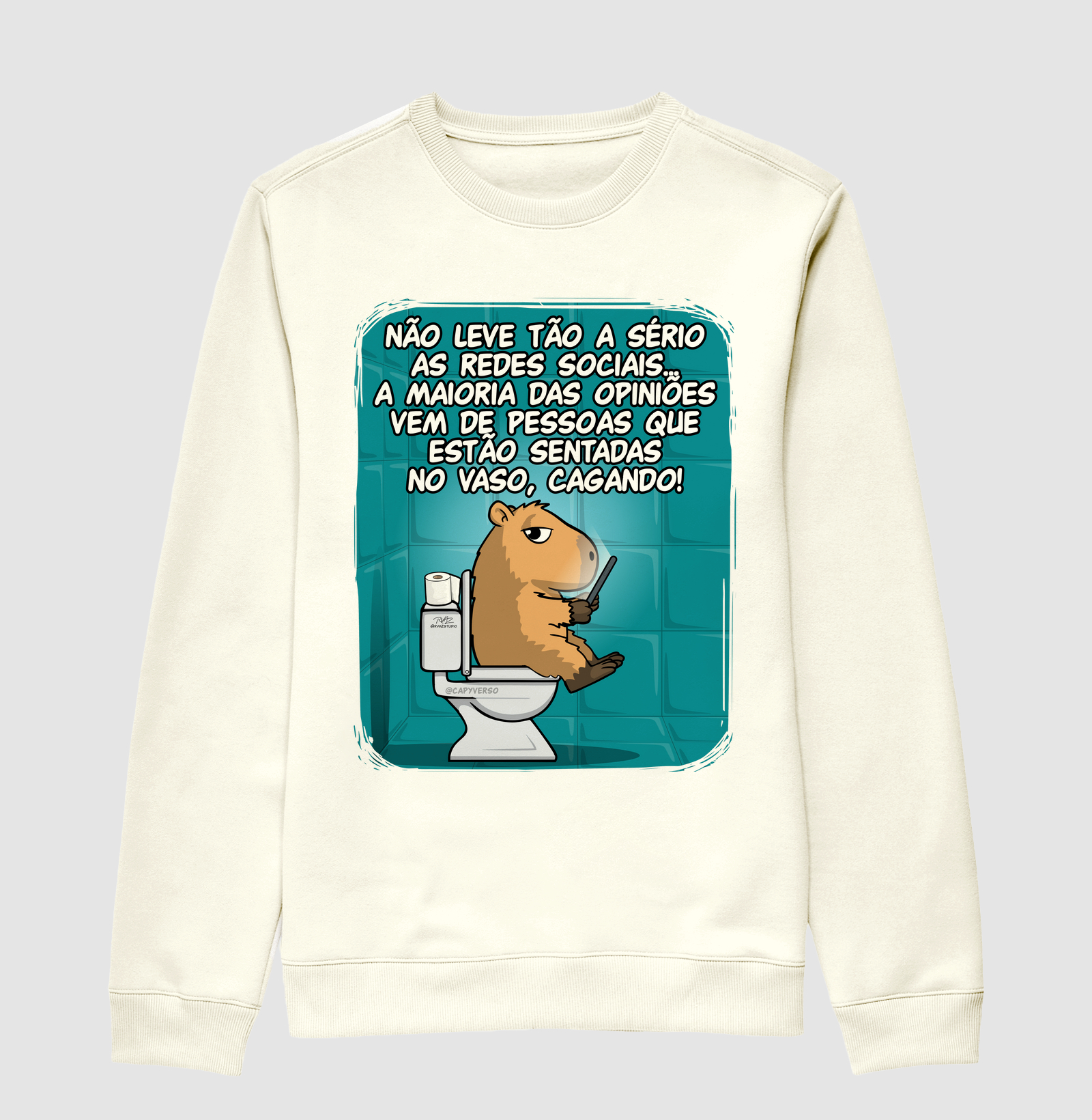 Camiseta Capivara Banheiro - Imagem 2