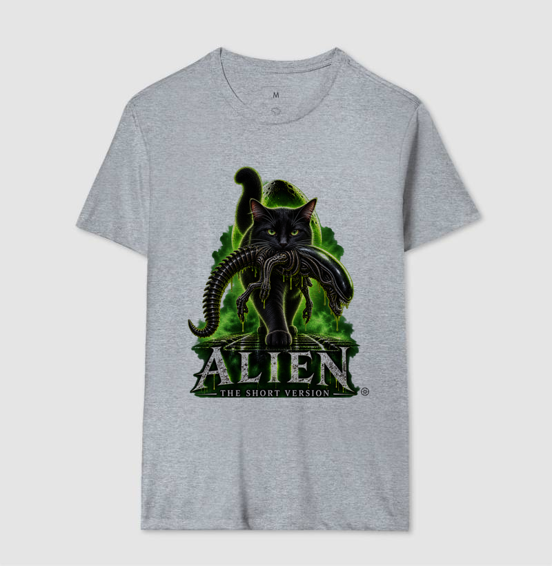 Camiseta Alien – The Short Version Gatos (pretinho) - Imagem 8
