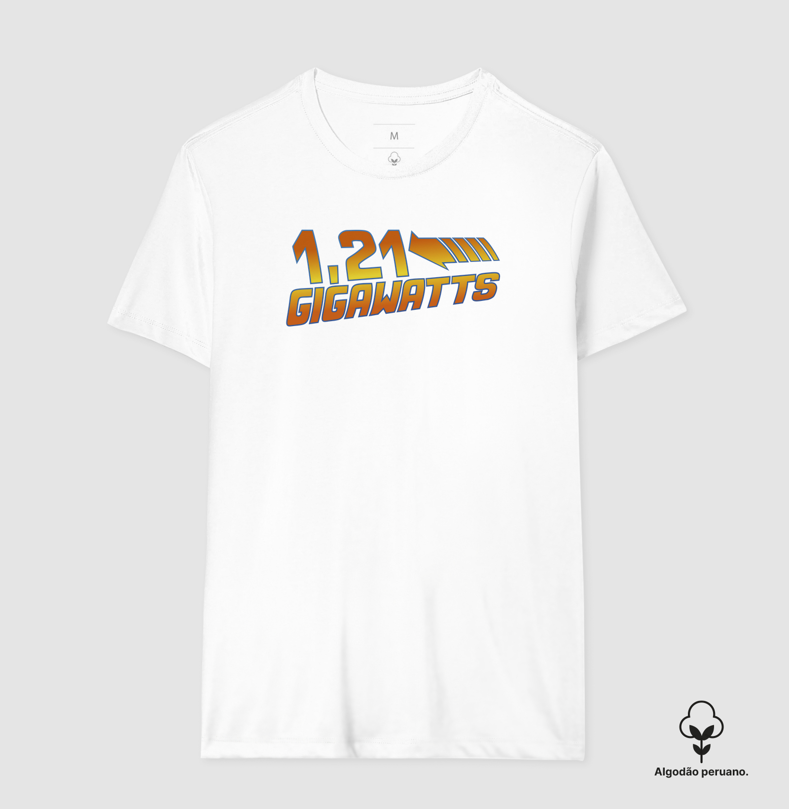 Camiseta 1,21 Gigawatts Algodão Peruano - Imagem 3