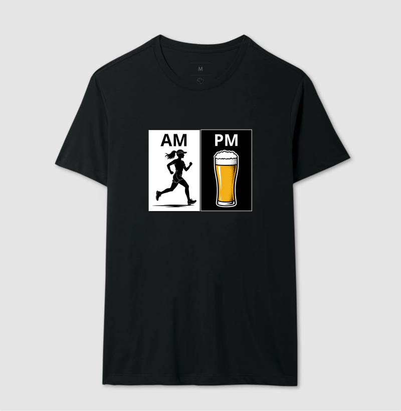 Camiseta Corrida - Corredora AM, Cerveja PM - Imagem 2