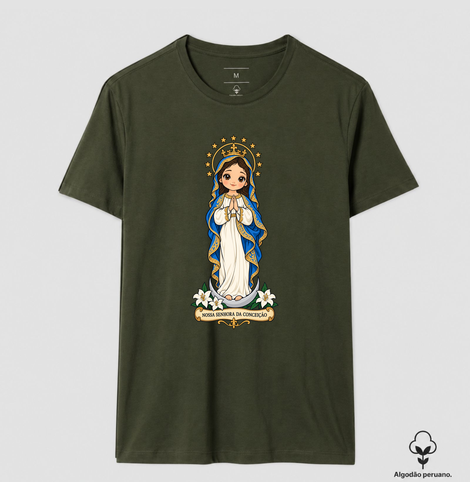 Nossa Senhora da Conceição estilo chibi - Imagem 9