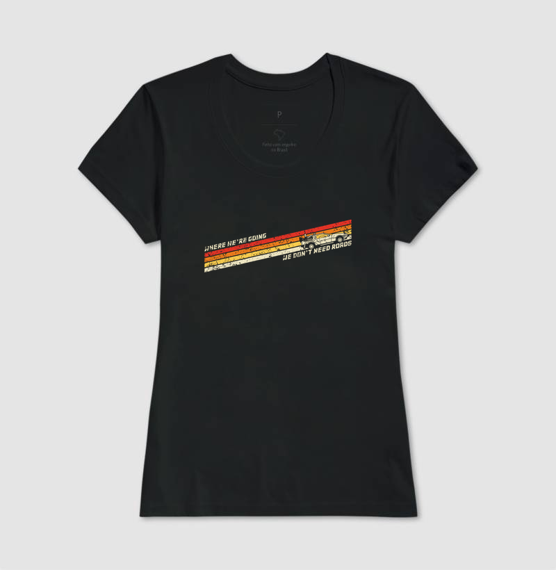 Camiseta We don't Need Vintage Roads - Imagem 3