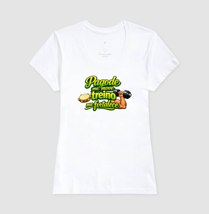 camiseta pagode me move, treino me fortalece - Imagem 5