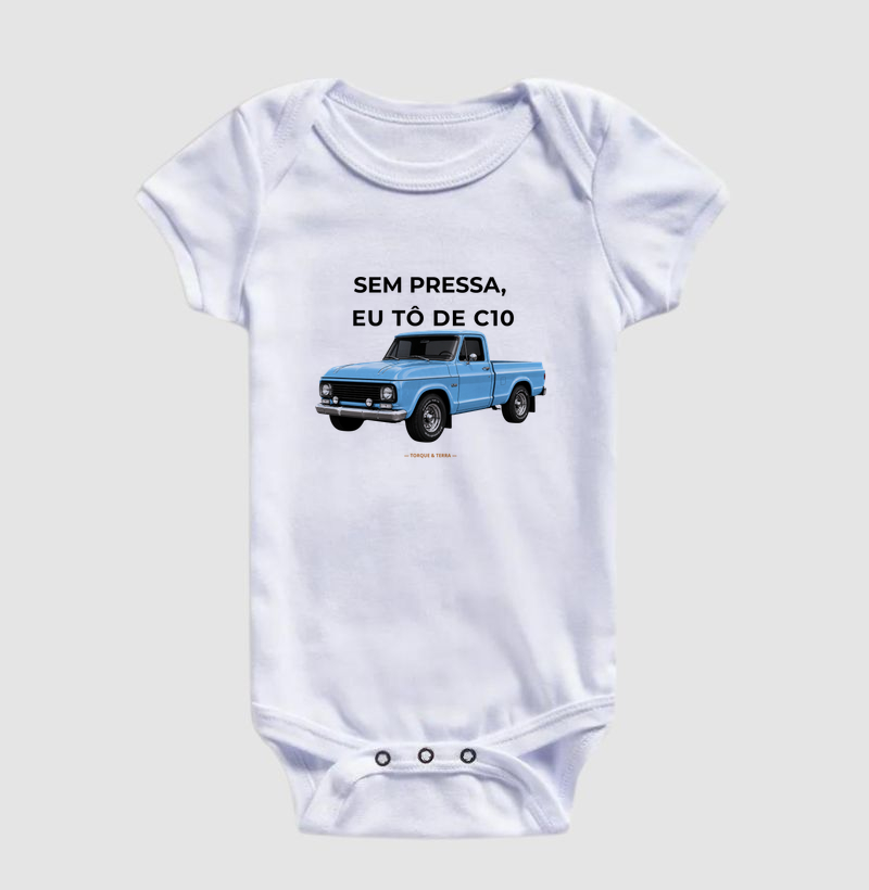 Sem pressa, eu tô de C10 - azul - Imagem 3
