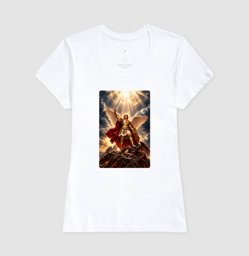 Camiseta Católica São Miguel Arcanjo Vitorioso - Imagem 5