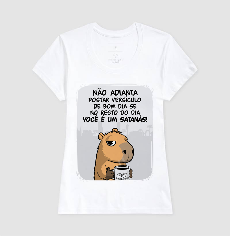 Camiseta Capivara Você é um Satanás - Imagem 5