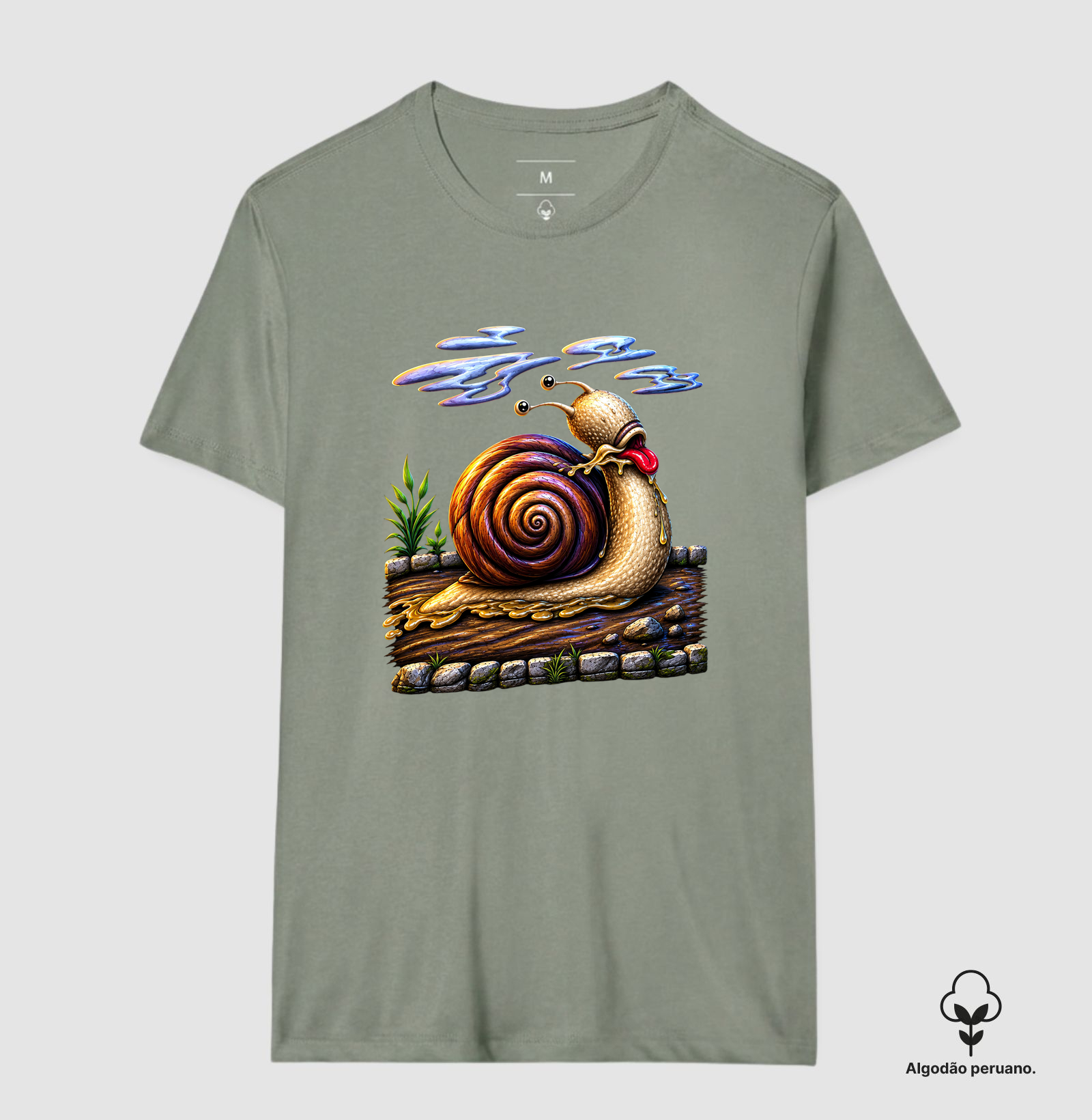 Camiseta Caracol — Algodão Peruano - Imagem 6
