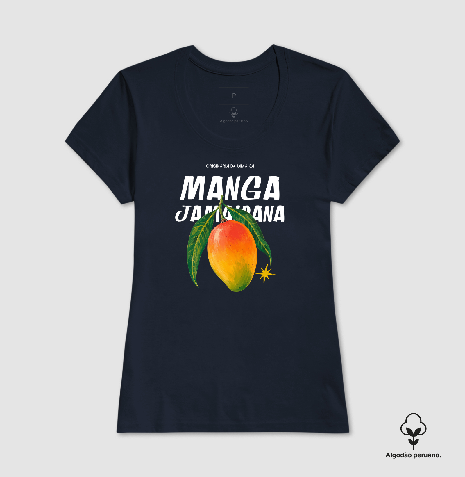 Camiseta Manga Jamaicana. Coleção Reggae.  Masculino e feminino. Algodão Peruano. - Imagem 3