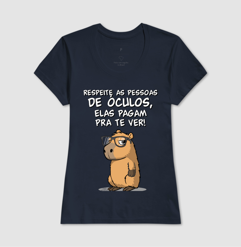Camiseta Capivara Óculos - Imagem 7