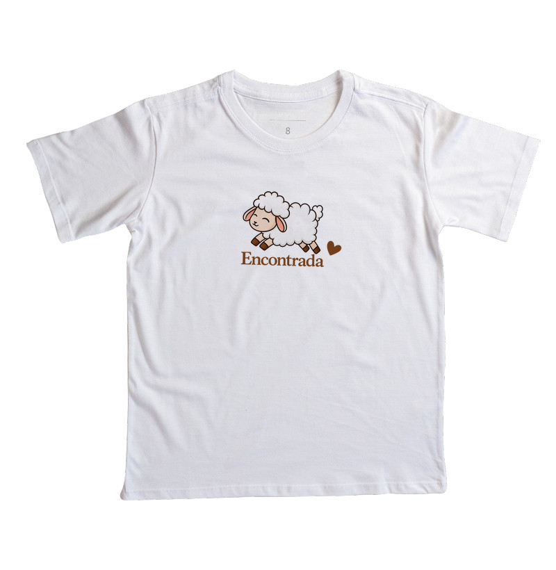 Camiseta Infantil Encontrada — Ovelhinha - Imagem 3
