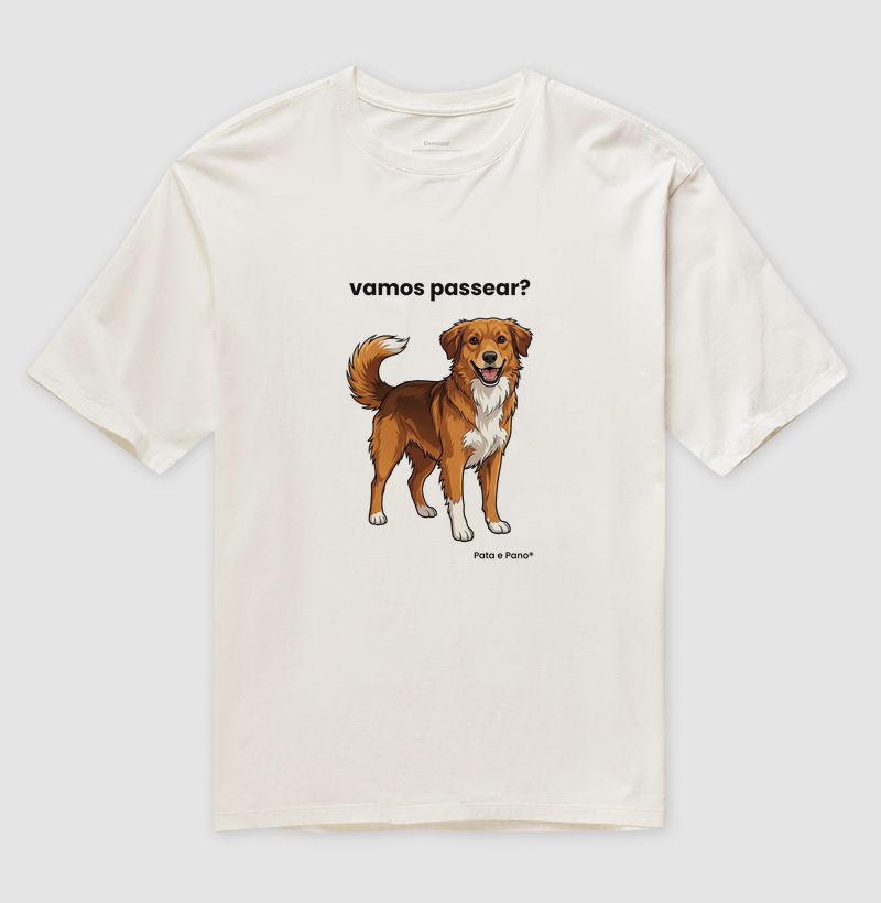 CAMISETA OVERSIZED NOSSO MASCOTE PASSEAR - Imagem 4