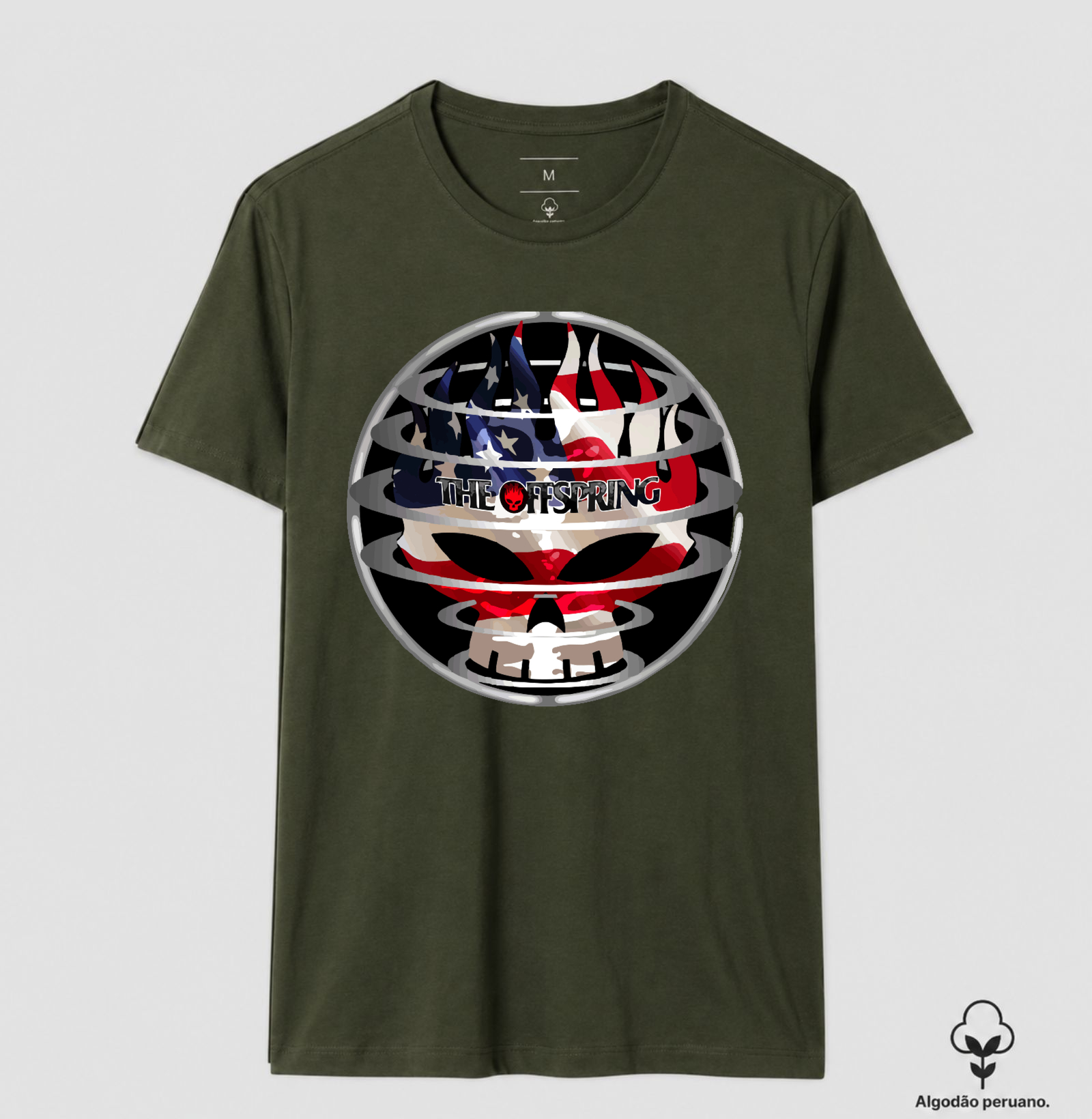 The Offspring - Crânio Bandeira Americana - Imagem 7