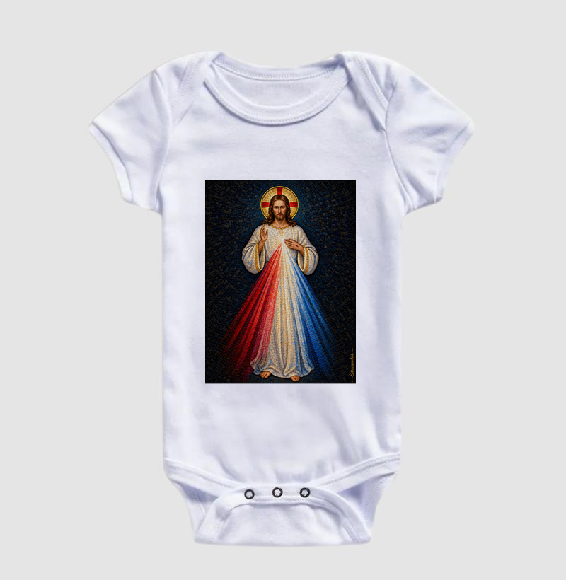 Jesus Misericordioso – Mosaico Sagrado - Imagem 3