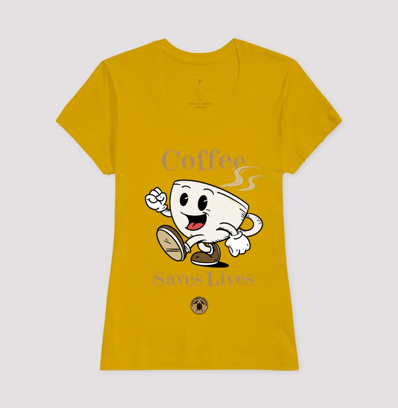 Camisa Café Coffee saves lives  - Imagem 15