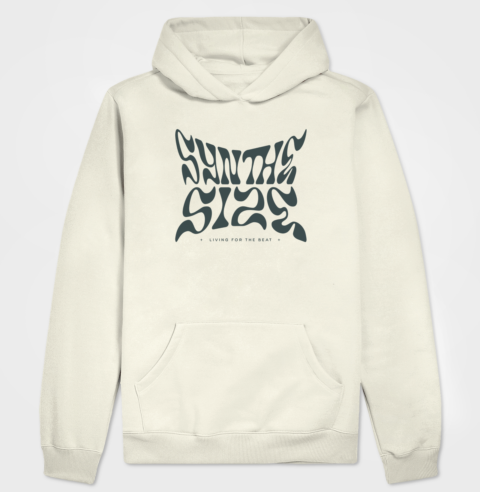 SYNTHESIZE, LIVING FOR THE BEAT. — Hoodie Moletom - Imagem 5