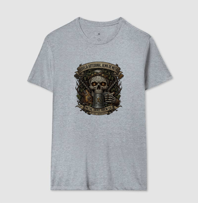 Camiseta Cerveja artesanal, alma de metal - Imagem 8