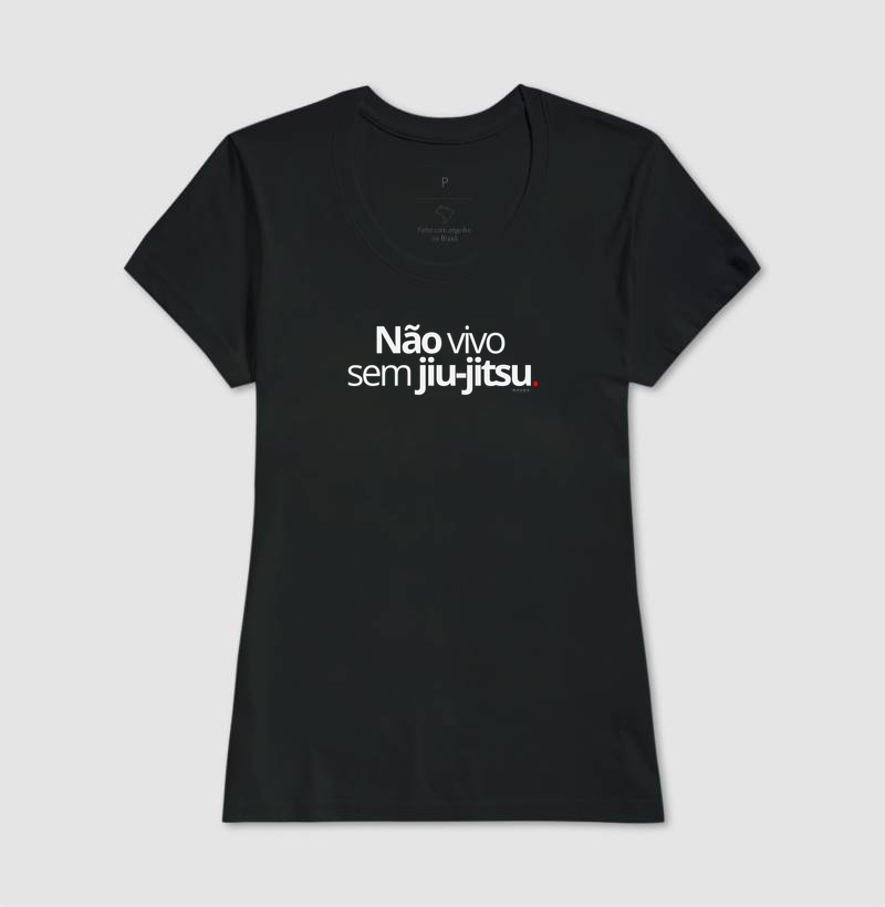 Camisetas Casal Jiu-Jitsu | Não Vivo sem Jiu-Jitsu (valor unitário) - Imagem 6