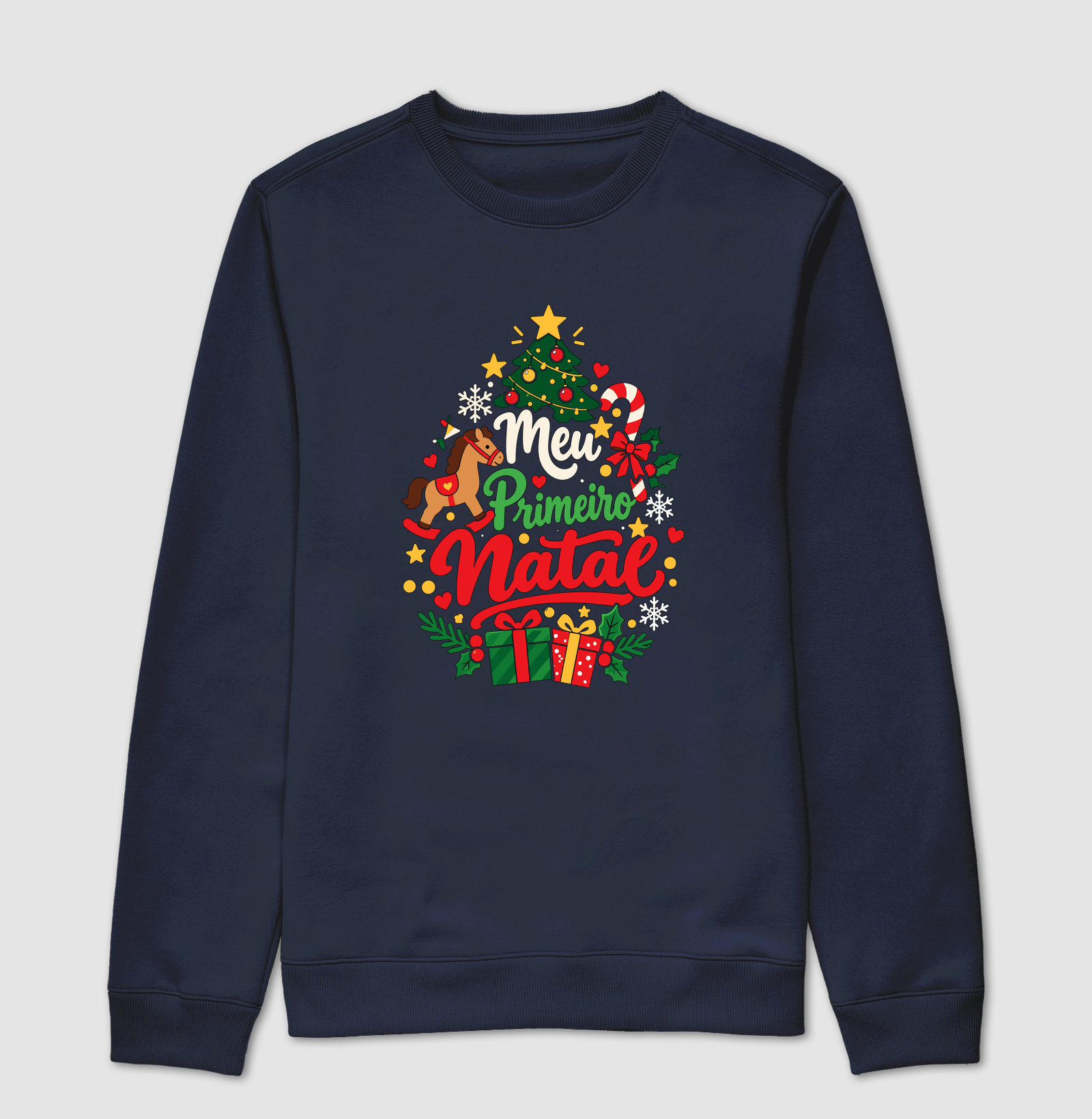 Meu Primeiro Natal – Cavalinho e Presentes - Imagem 4