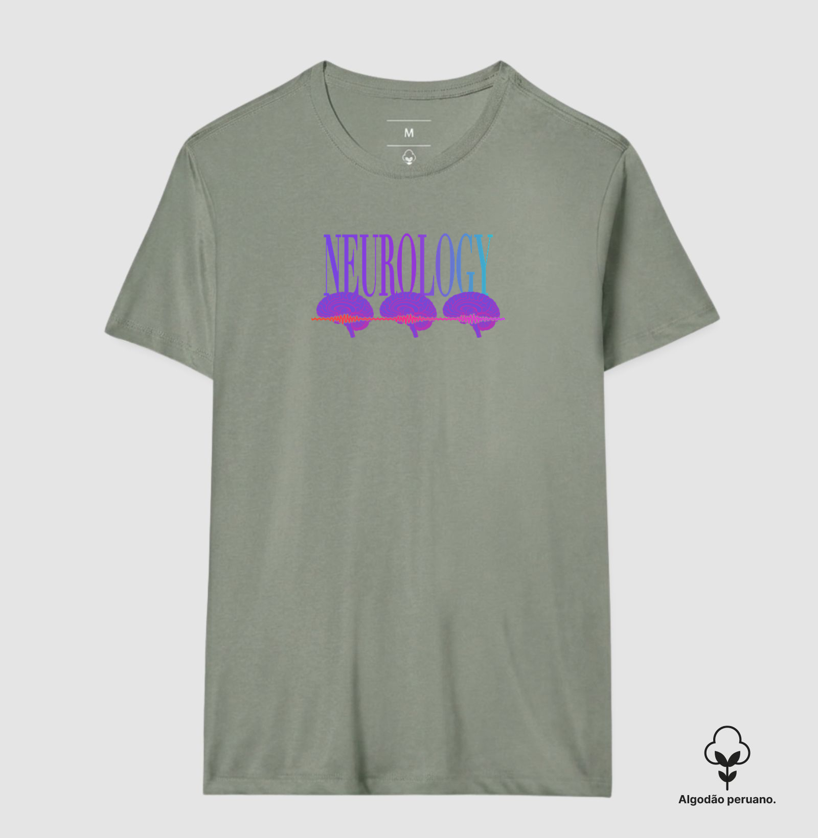 Camiseta Algodão Peruano — Neurology · Nova Edição - Imagem 5