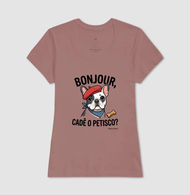 CAMISETA BULDOGUE FRANCÊS BONJOUR - Imagem 17