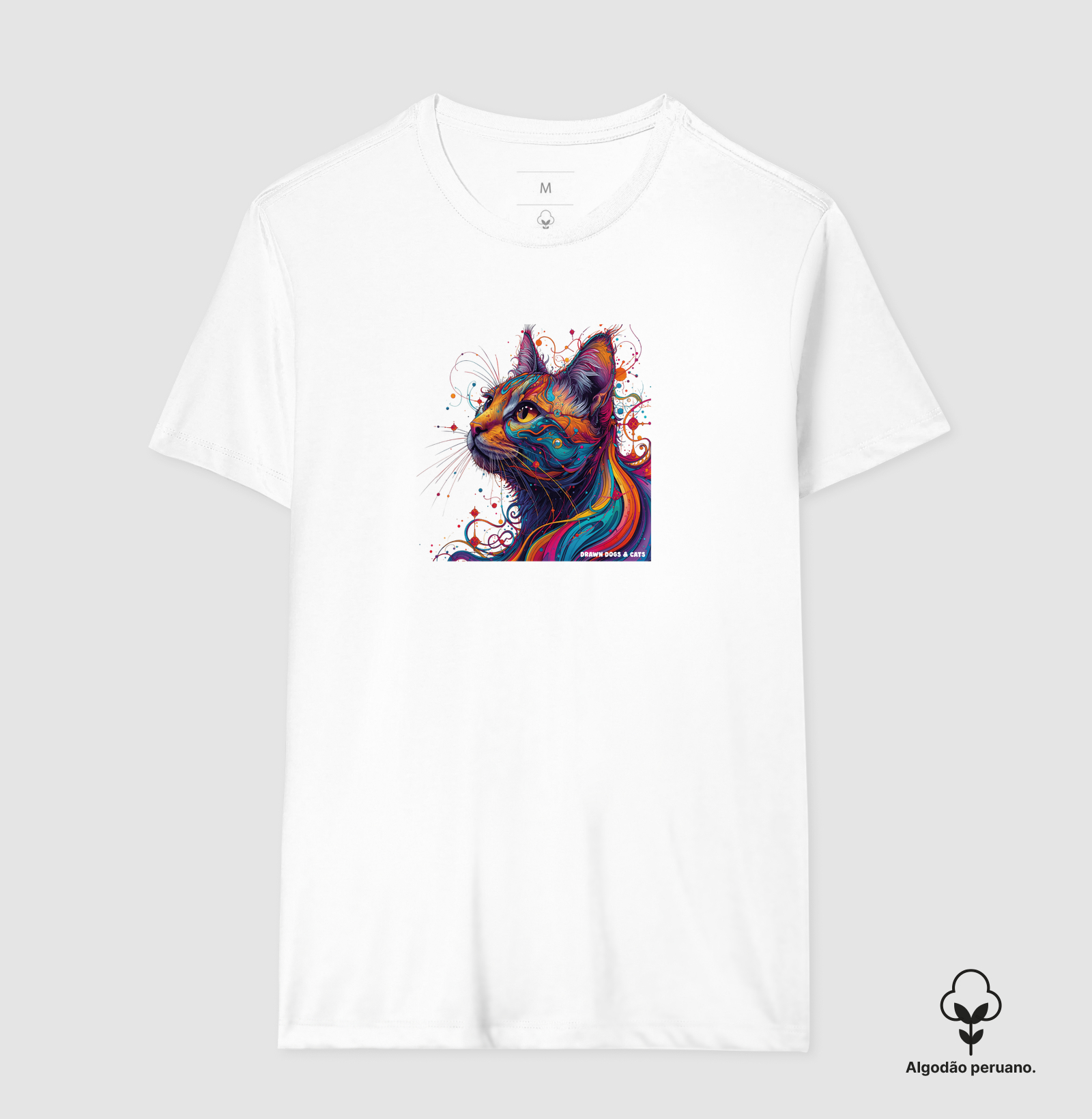 Gato colorido de lado - Imagem 8