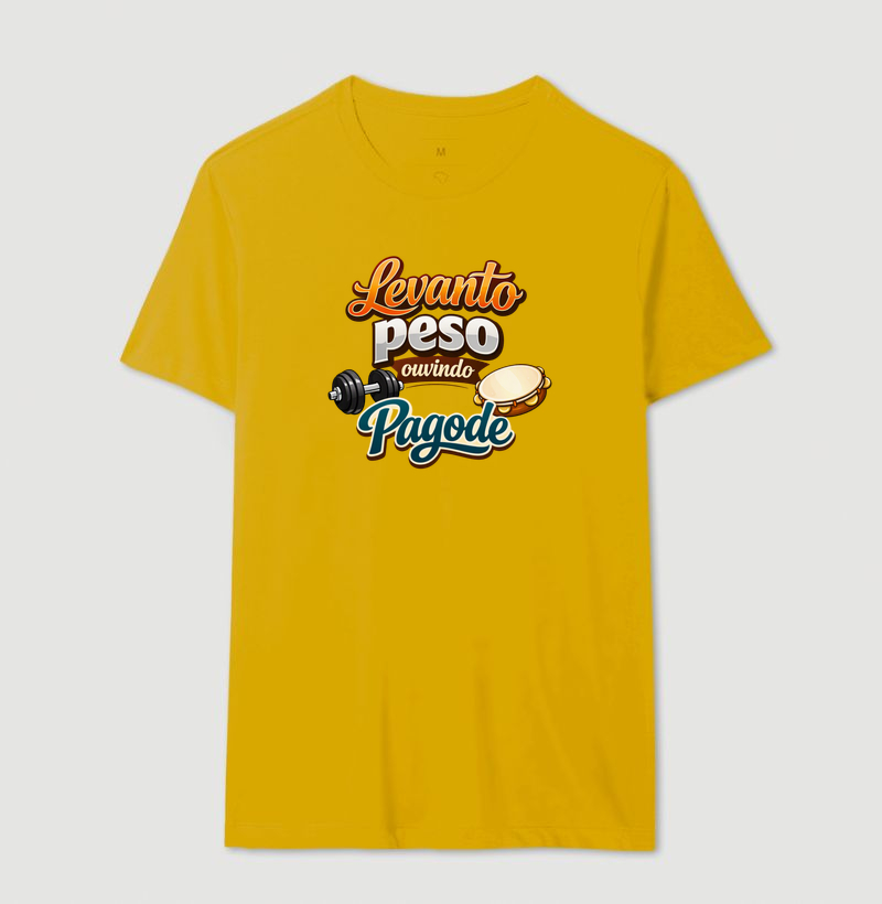 camiseta levanto peso ouvindo pagode - Imagem 14