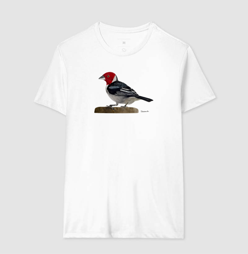 Camiseta Cardeal-do-Nordeste – Aves do Brasil - Imagem 7
