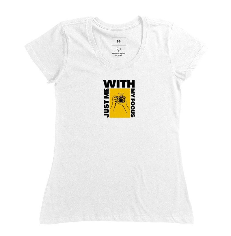 Camiseta Just Me with My focus - Imagem 5
