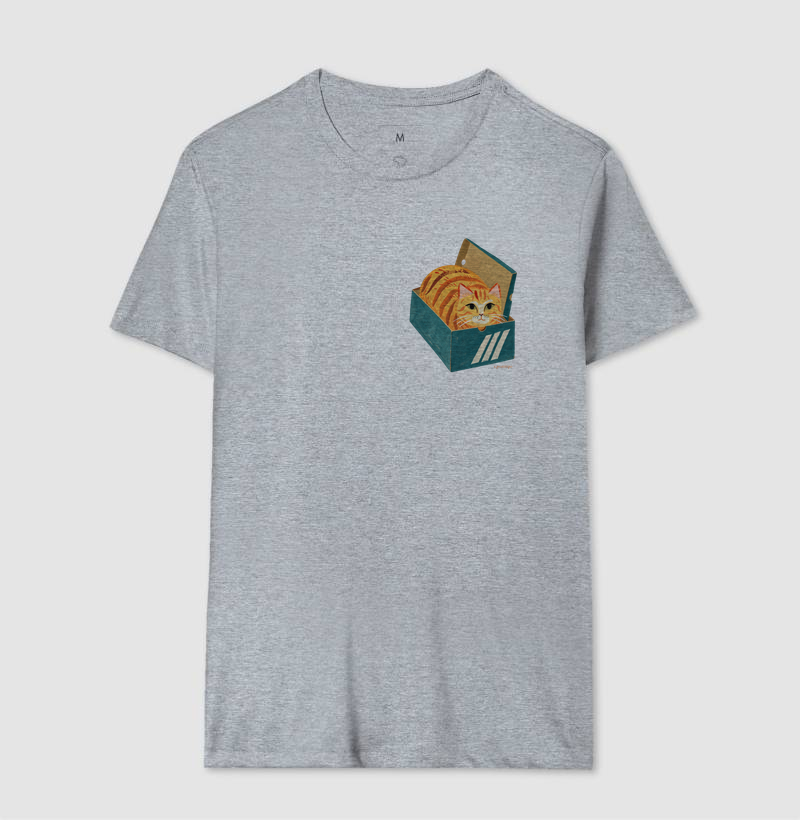 Camiseta Gato na Caixa de Sapato - Imagem 8