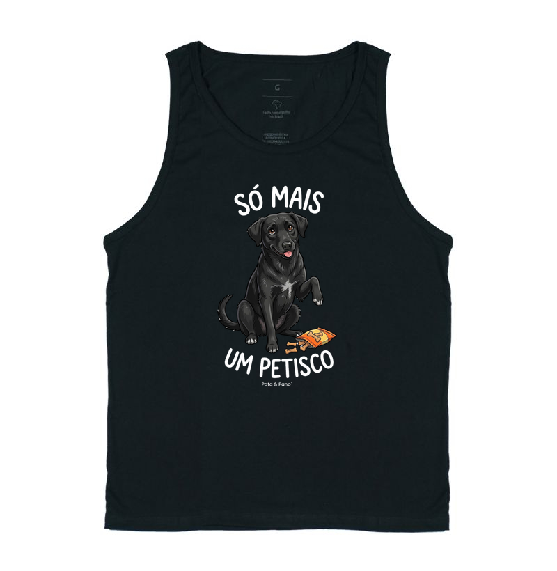 REGATA VIRA-LATA PRETO PETISCO - Imagem 3
