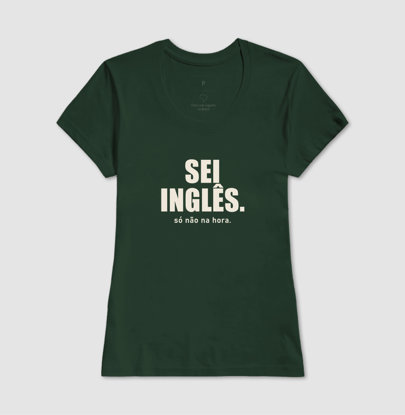 Camiseta Sei Inglês - Imagem 13