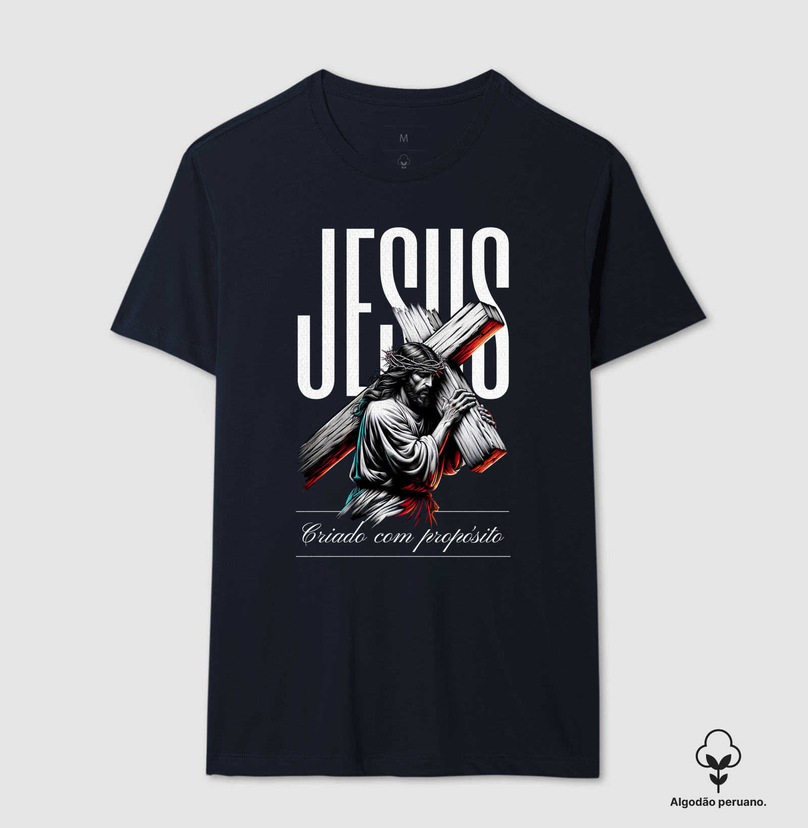 Camiseta Criado Com Propósito - Imagem 3