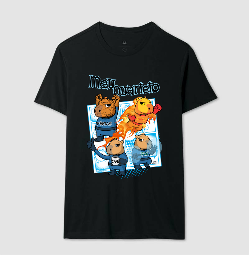 Camiseta Capivara Quarteto - Imagem 2