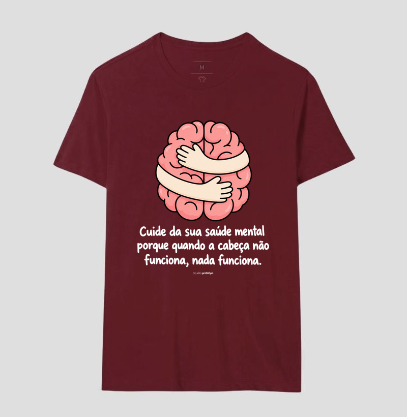 Camiseta Cuide da Sua Saúde Mental - Imagem 18
