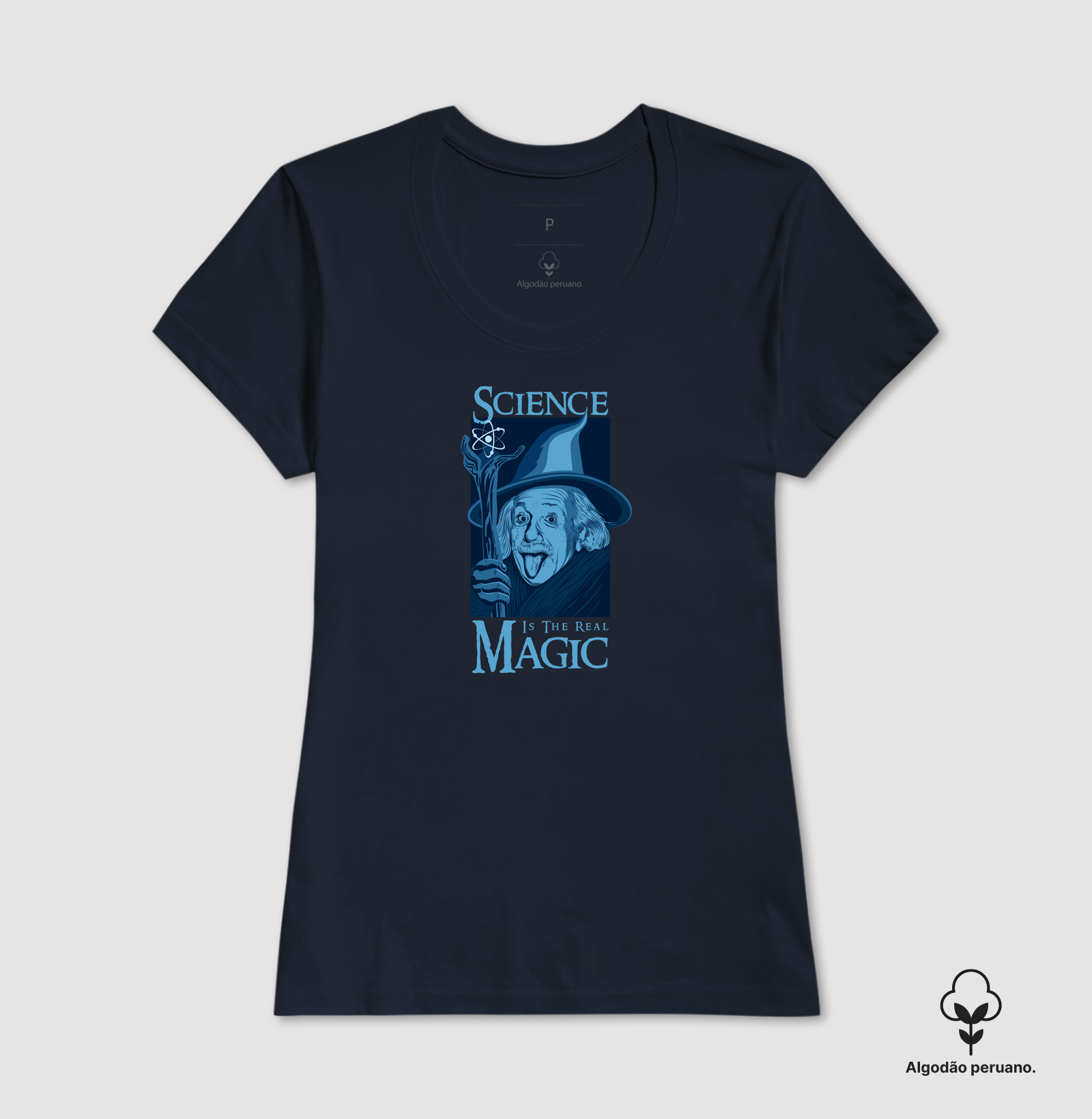 Camiseta Algodão Peruano Ciência é Mágica - Imagem 7
