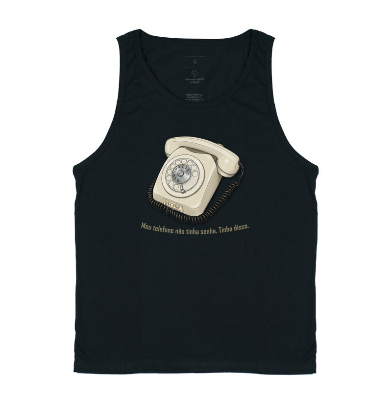 Camiseta Vintage Telefone Disco - Imagem 3