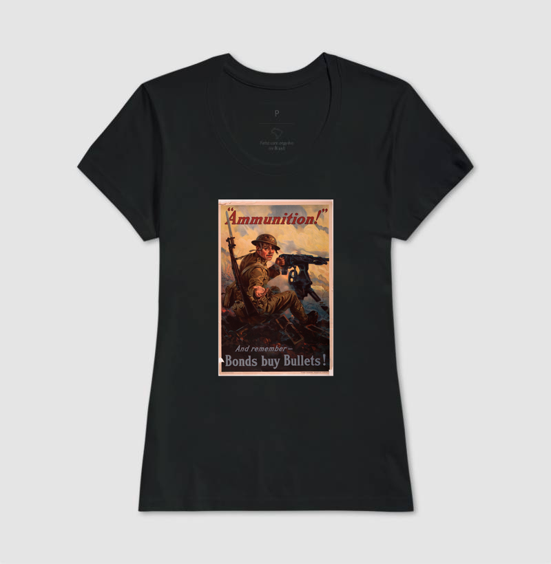 Camiseta Bonds Buy Bullets — 1918 - Imagem 4