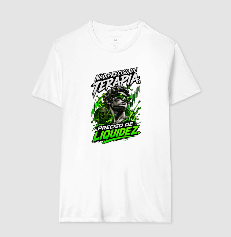 Camiseta Bitcoin Não Preciso de Terapia, Preciso de Liquidez - Imagem 6
