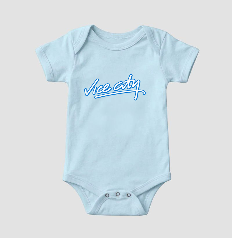 Body Infantil Vice City - Logo - Imagem 4