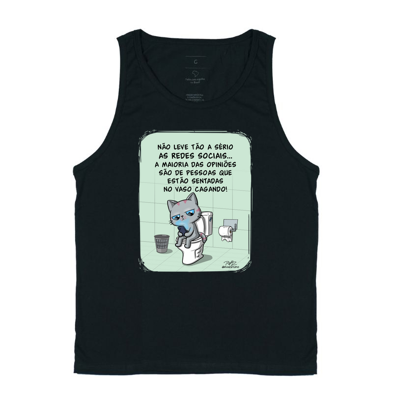 Camiseta Gato Sincero no Vaso - Imagem 3
