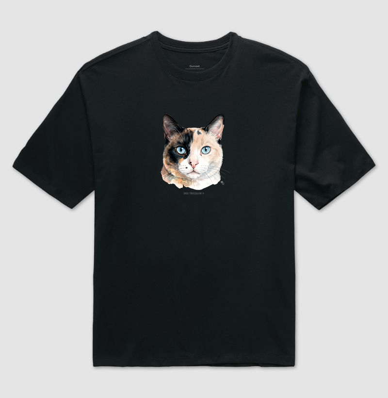 Gatos - SRD Tricolor II - Oversized - Imagem 4