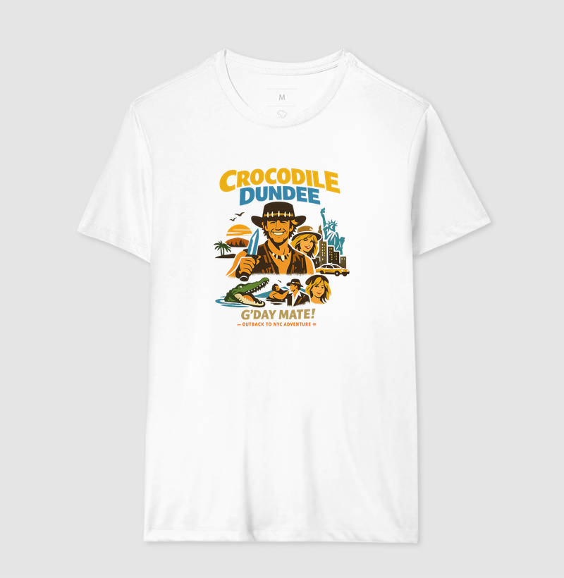 Camiseta Crocodilo Dundee Day Mate - Imagem 4