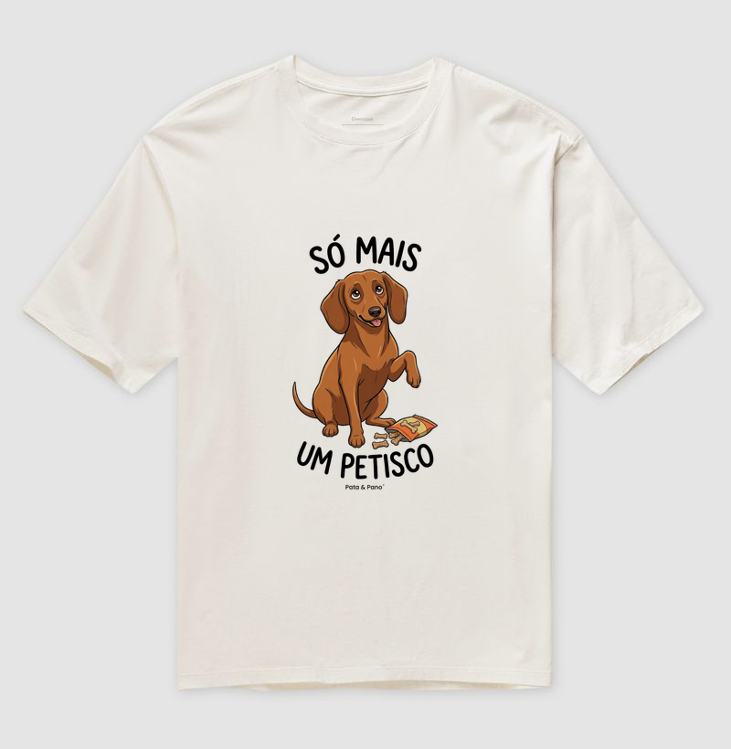 CAMISETA OVERSIZED DACHSHUND SALSICHA PETISCO - Imagem 4
