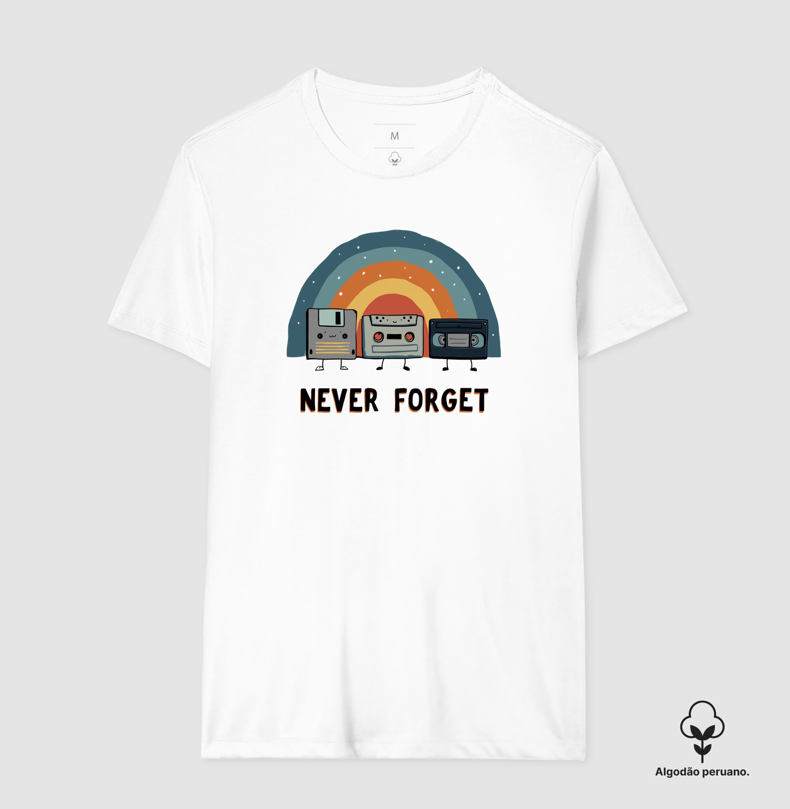 Camiseta Algodão Peruano Never Forget - Imagem 2