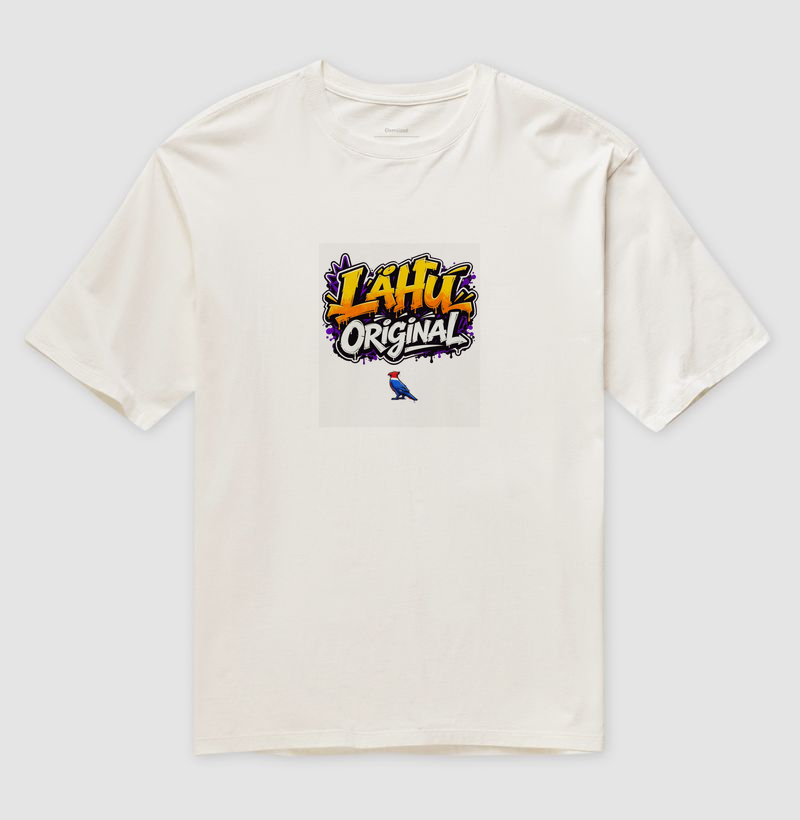 O grafite LÄHU Original brilha em tons vibrantes de laranja e roxo, traduzindo energia e movimento. Mistura perfeita entre arte de rua e moda contemporânea, feita para quem vive o estilo com propósito. - Imagem 4
