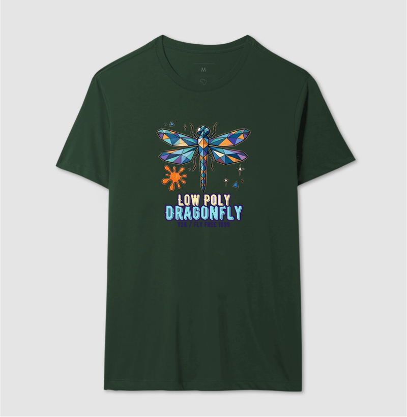 Camiseta Y2K Low Poly Dragonfly - Imagem 12