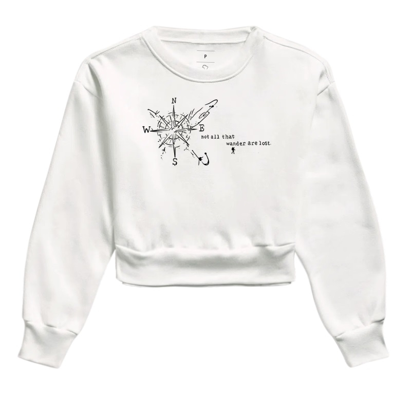 Camiseta Not All That Wander Are Lost | Rosa dos Ventos Aviao | Excursionista - Imagem 3